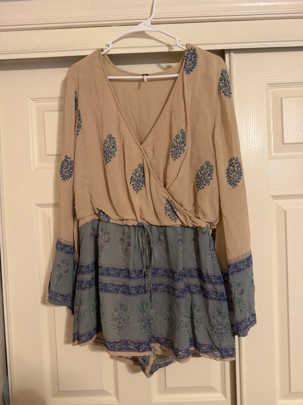 Free People Bell Sleeve Romper